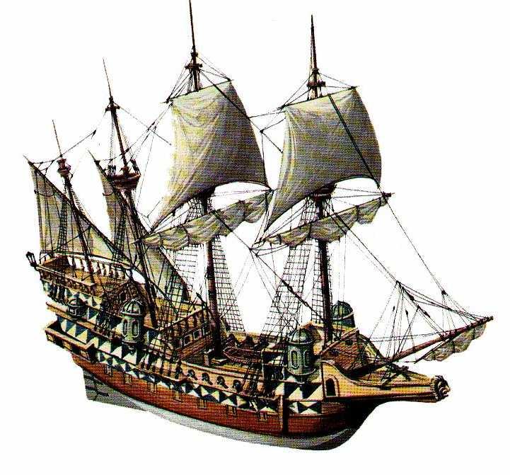 Английский корабль 1587 г